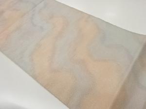 砂子綴れ抽象道長取り模様全通袋帯